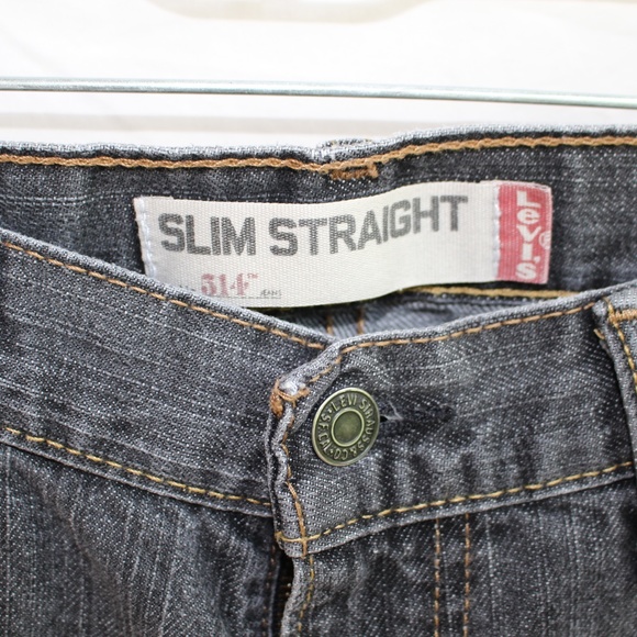 Levi 514 Mens Jeans Slim Straight 33x32 - Picture 3 of 8